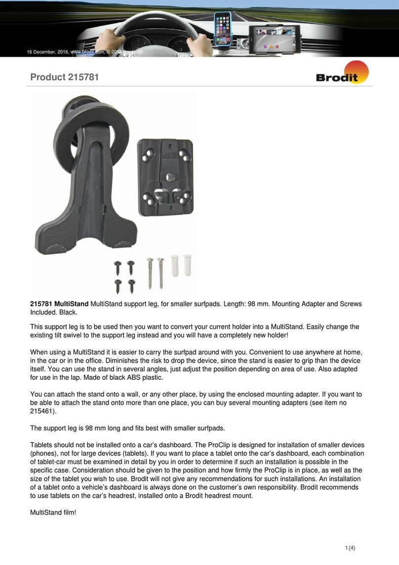 Brodit 215781 MultiStand manual