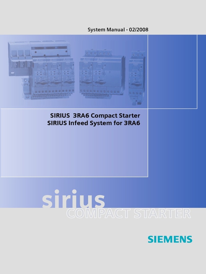 Siemens SIRIUS Series User guide