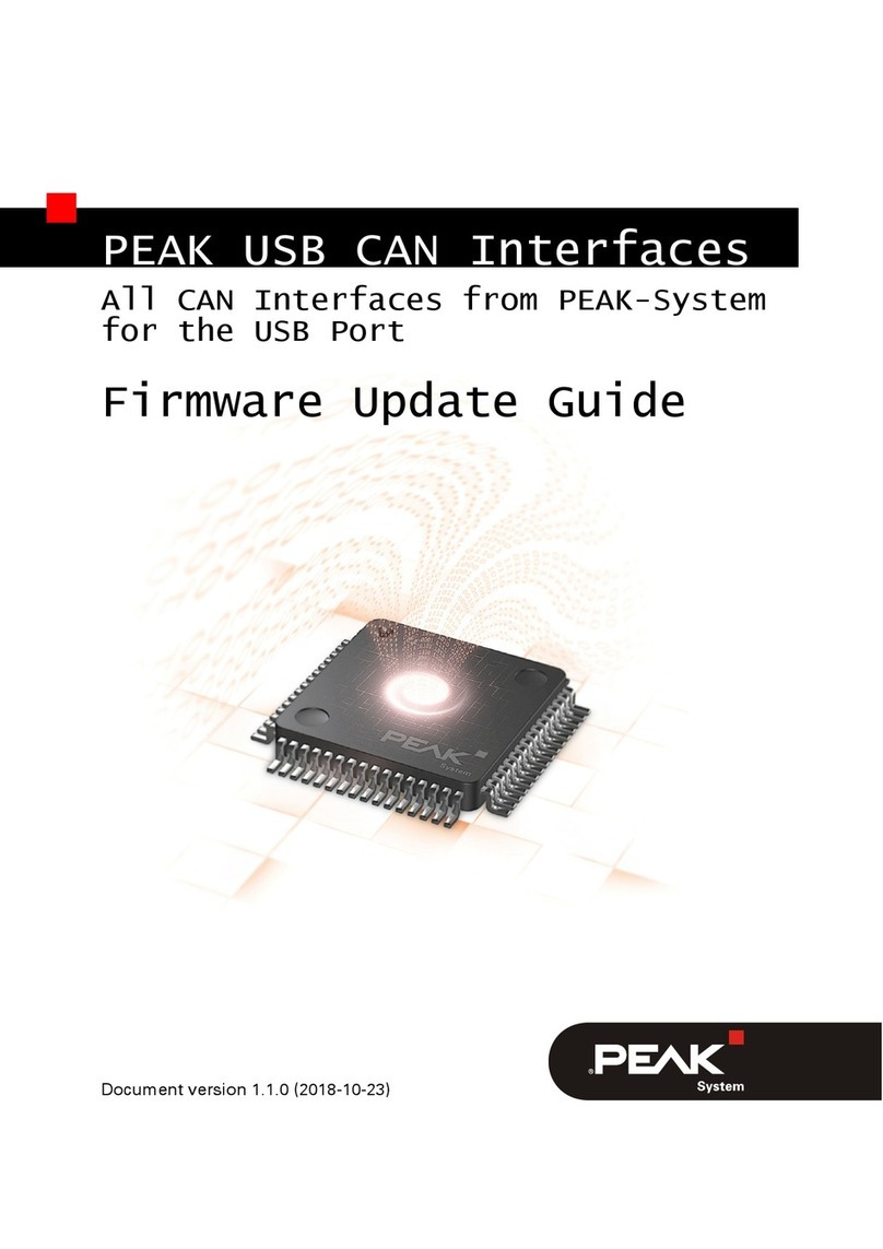 Peak PCAN-Chip USB Firmware update guide
