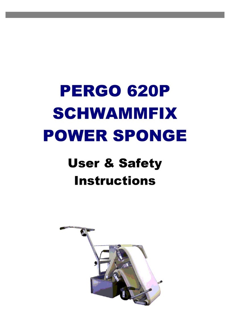 PERGO SCHWAMMFIX POWER SPONGE 620P User & Safety Instructions
