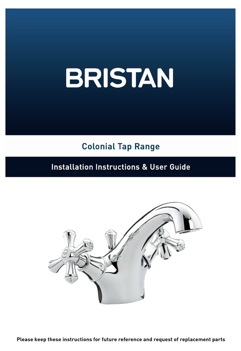 Bristan Colonial Tap Series Installation instructions & user guide