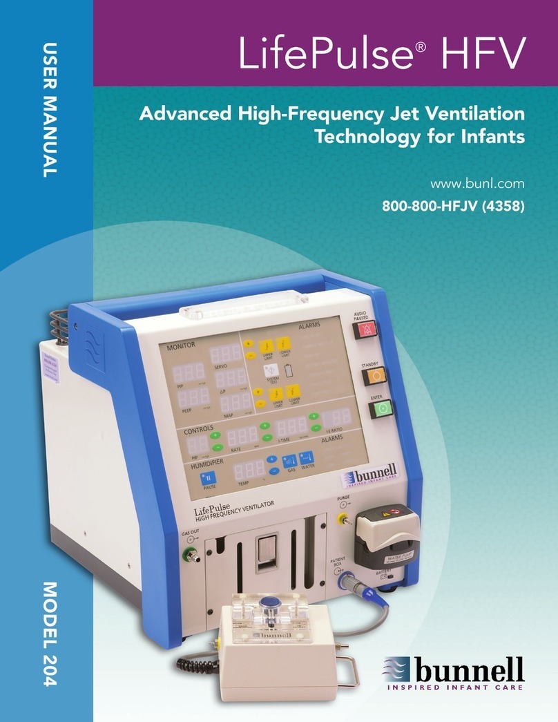 Bunnell LifePulse HFV 204 user manual