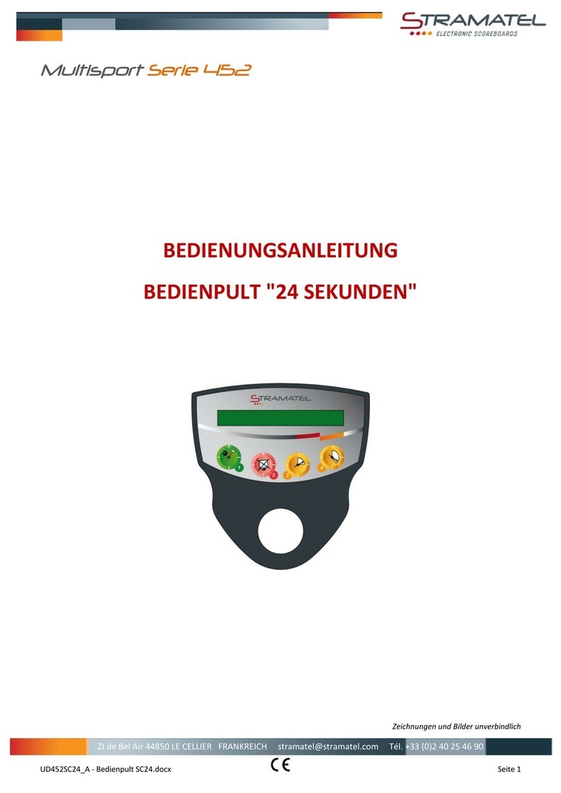 Stramatel Multisport 452 Series User manual