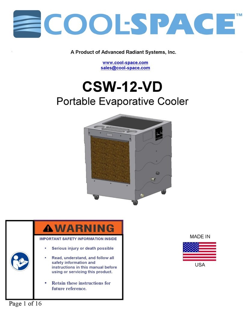 Advanced Radiant Systems Cool-Space CSW-12-VD owner's manual Advanced Radiant Systems Cool-Space CSW-12-VD owner's manual