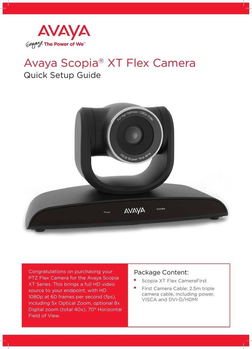 Avaya Scopia XT Series Quick setup guide