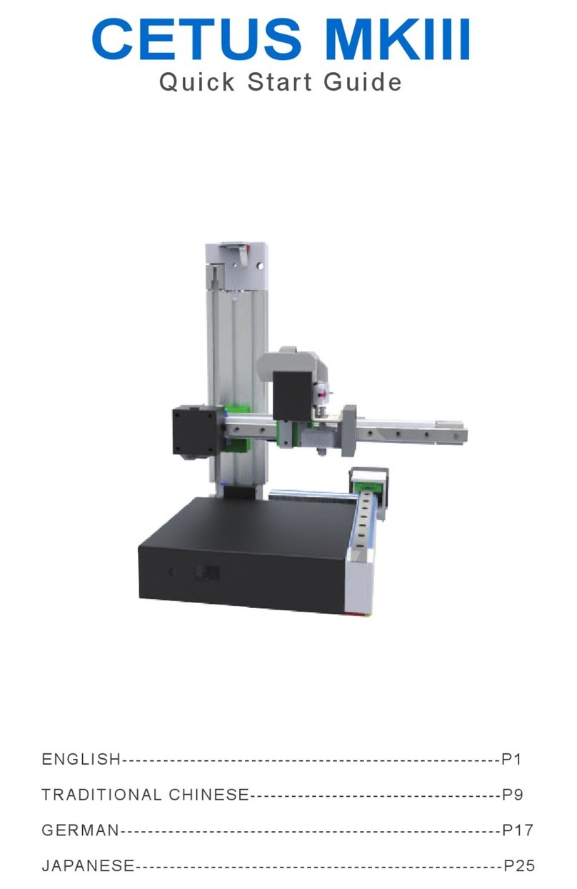 Wuxi Tiertime Technology CETUS MKIII quick start guide