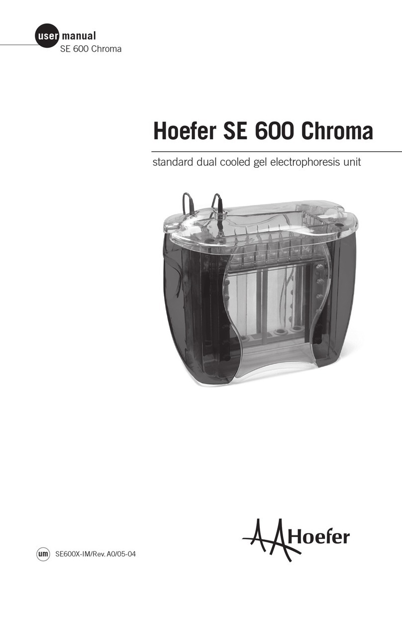 Hoefer SE 600 Chroma user manual