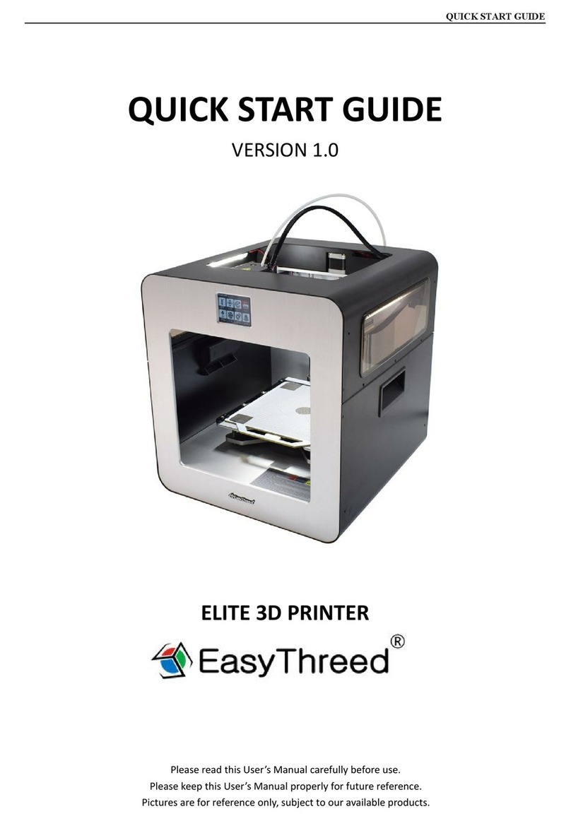 EasyThreed ELITE User manual