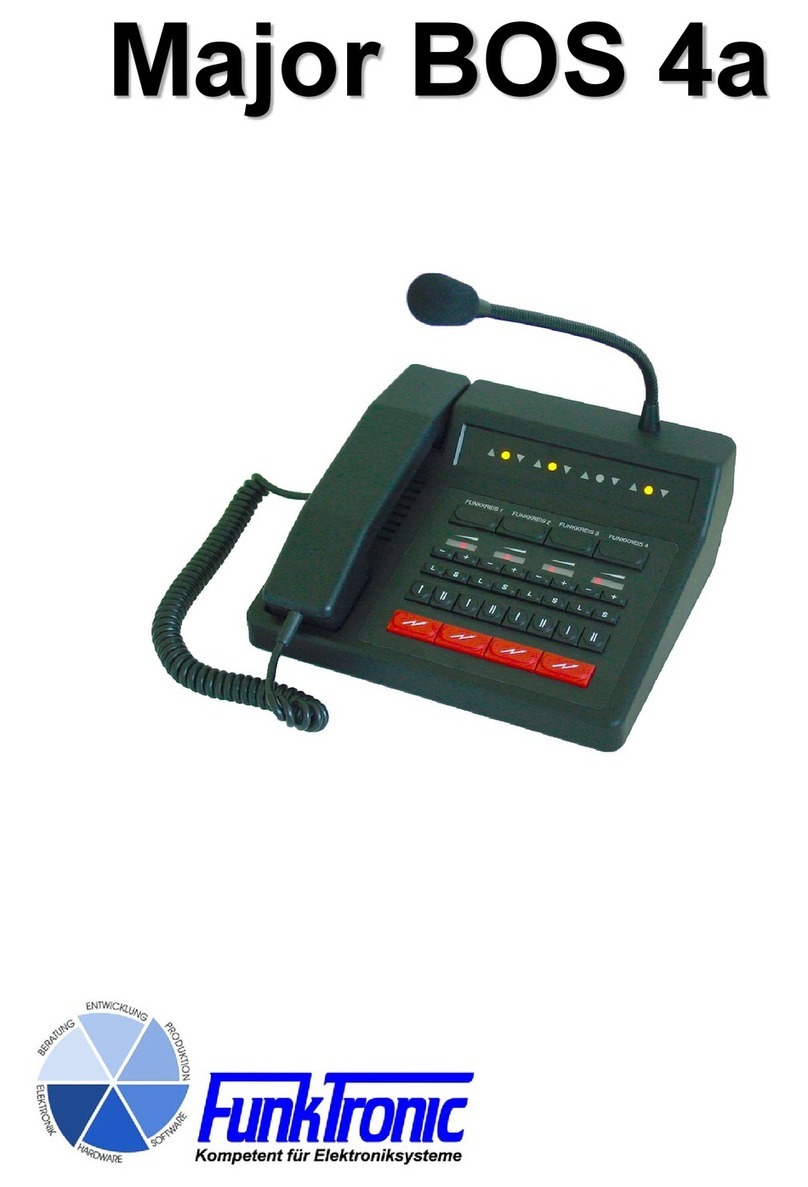 FunkTronic Major BOS 4a User manual