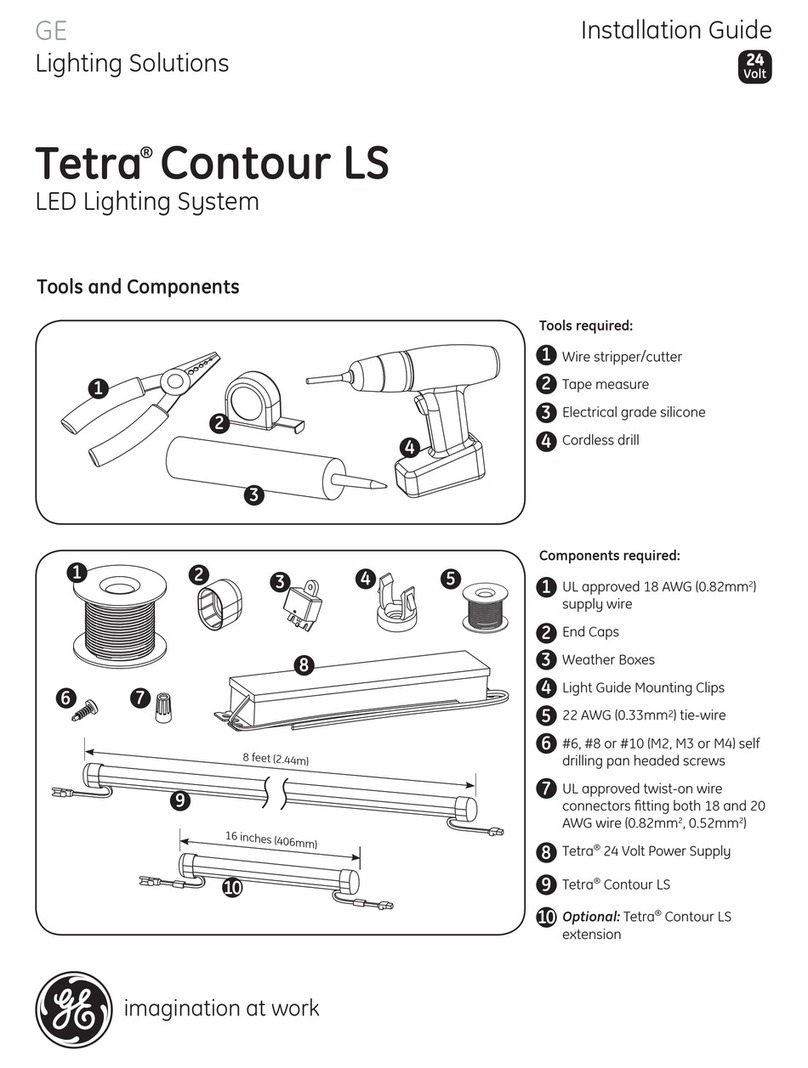 GE Tetra Contour LS User manual