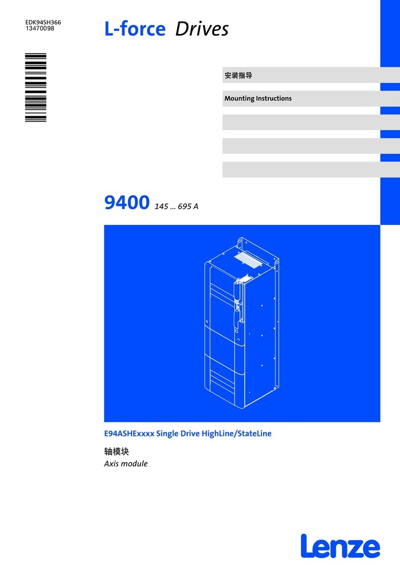 Lenze L-force Drives 9400 Series User manual