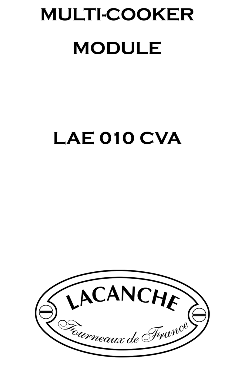 Lacanche LAE 010 CVA manual