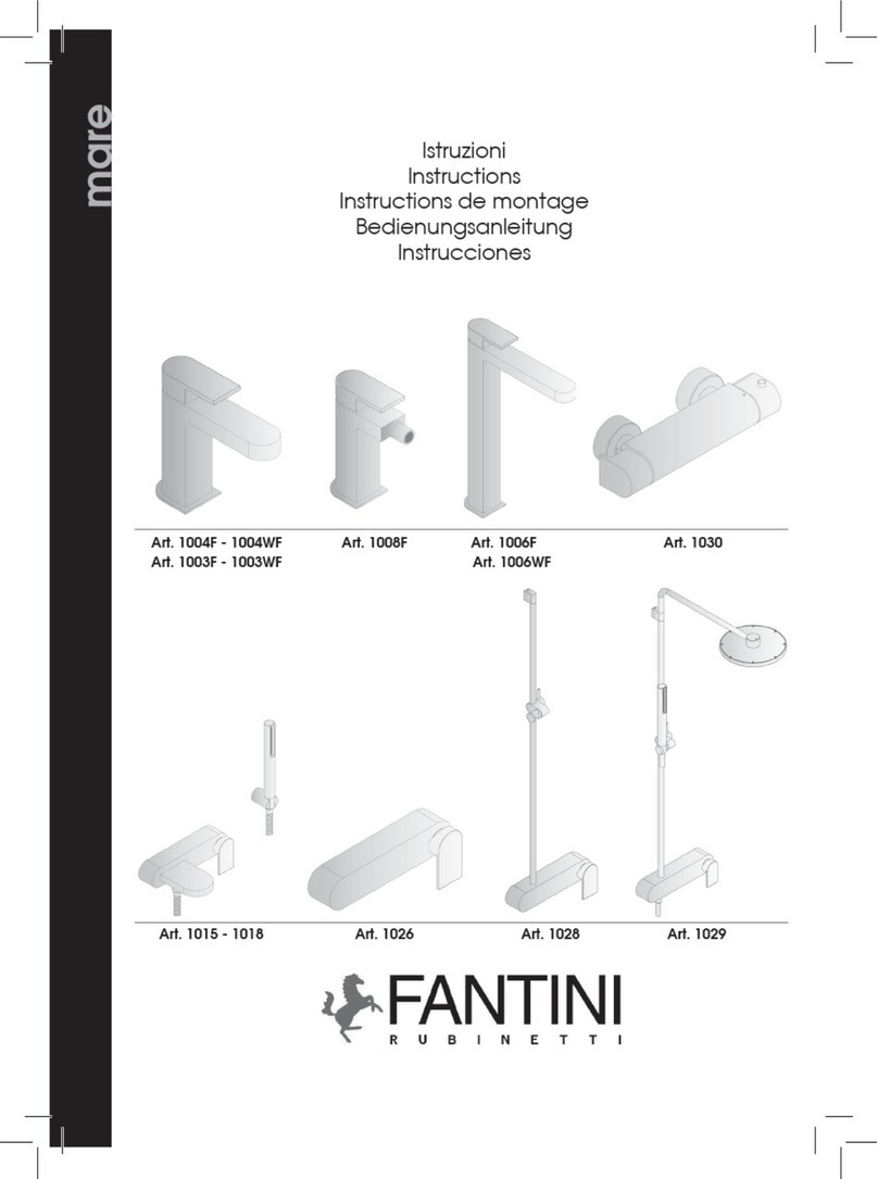 Fantini Mare 1004F instructions