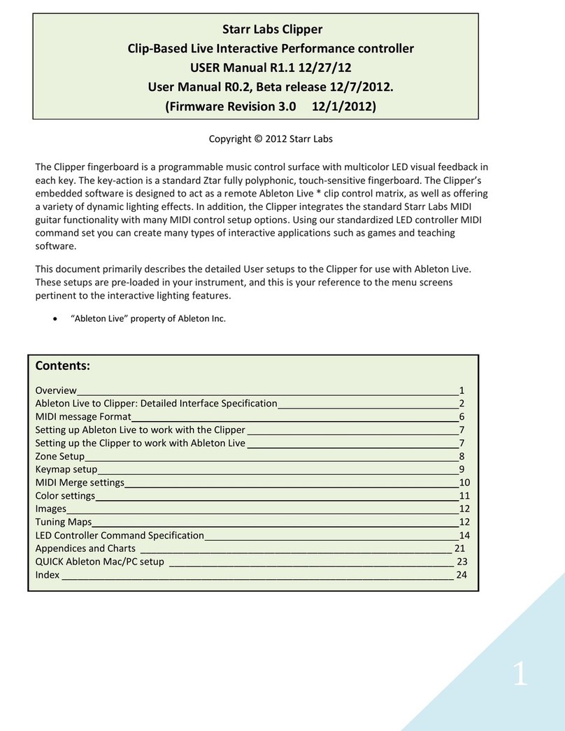 Starr Labs Clipper user manual