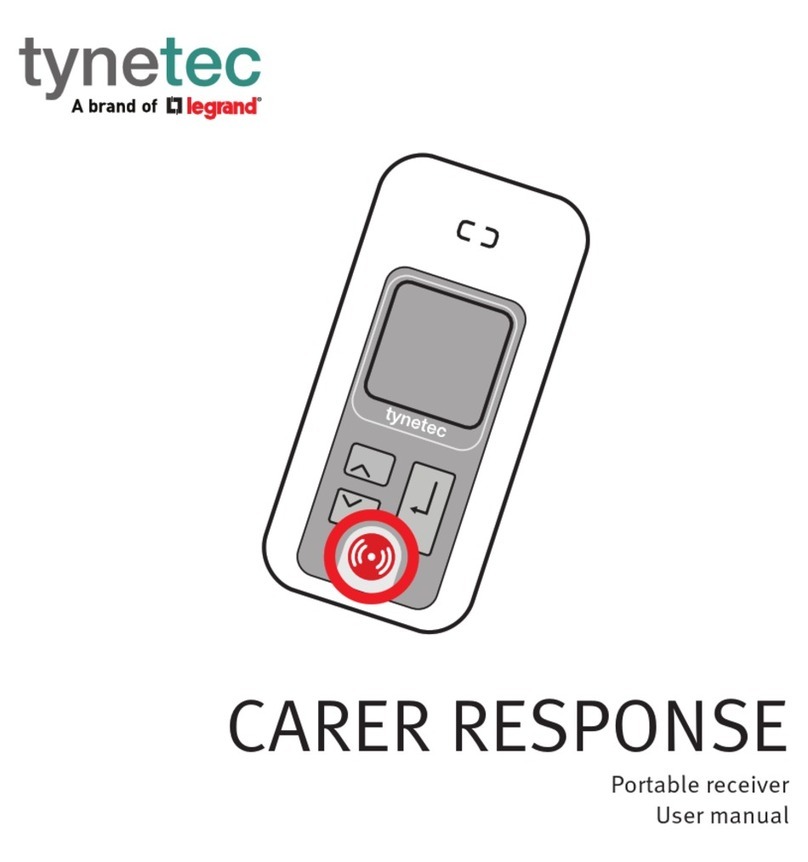 LEGRAND Tynetec CARER RESPONSE User manual