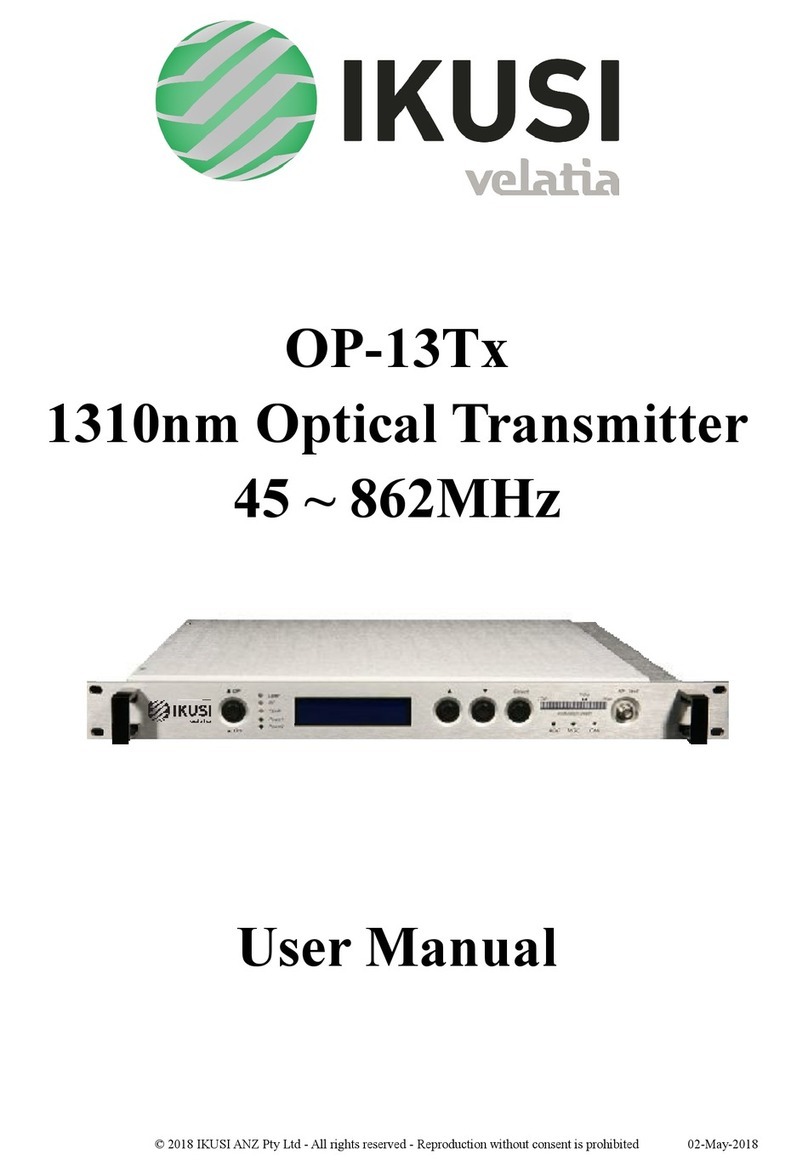 IKUSI OP-13Tx user manual