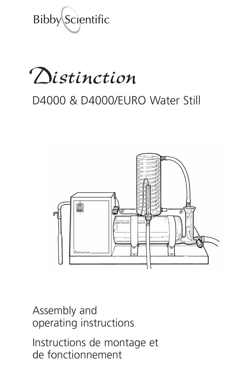 Bibby Sterilin Distinction D4000 Assembly and operating instructions