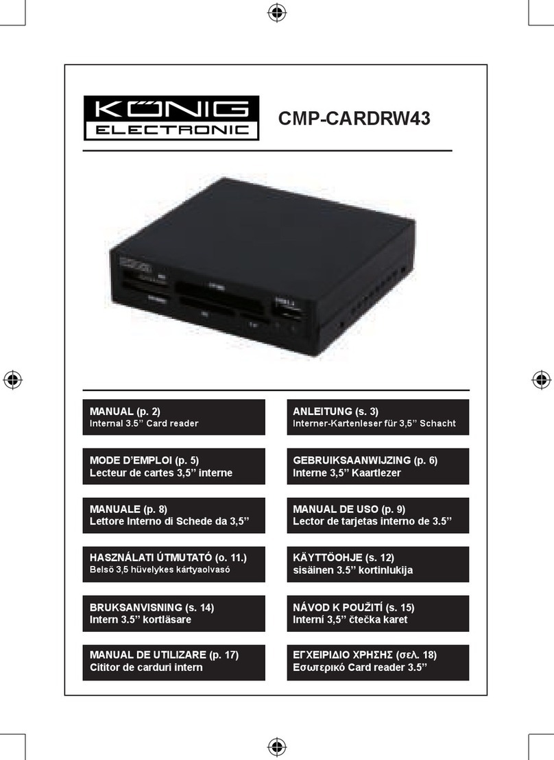 Konig CMP-CARDRW43 manual