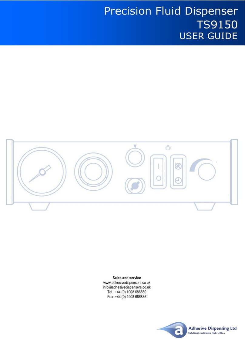Adhesive Dispensing TS9150 user guide