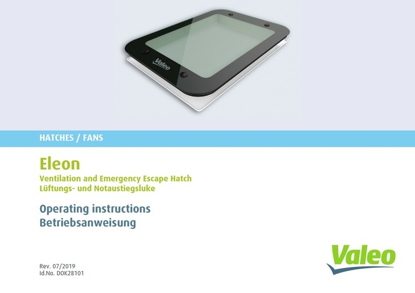 Valeo Eleon Series operating instructions