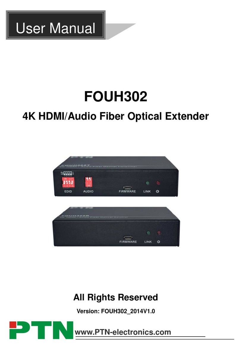 PTN FOUH302 user manual