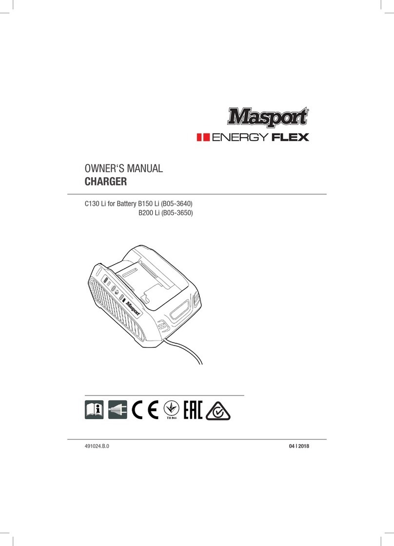 Masport Energy Flex C130 Li owner's manual