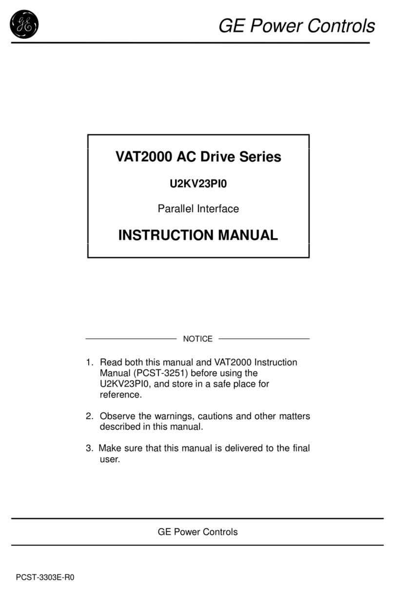 GE VAT2000 Series User manual