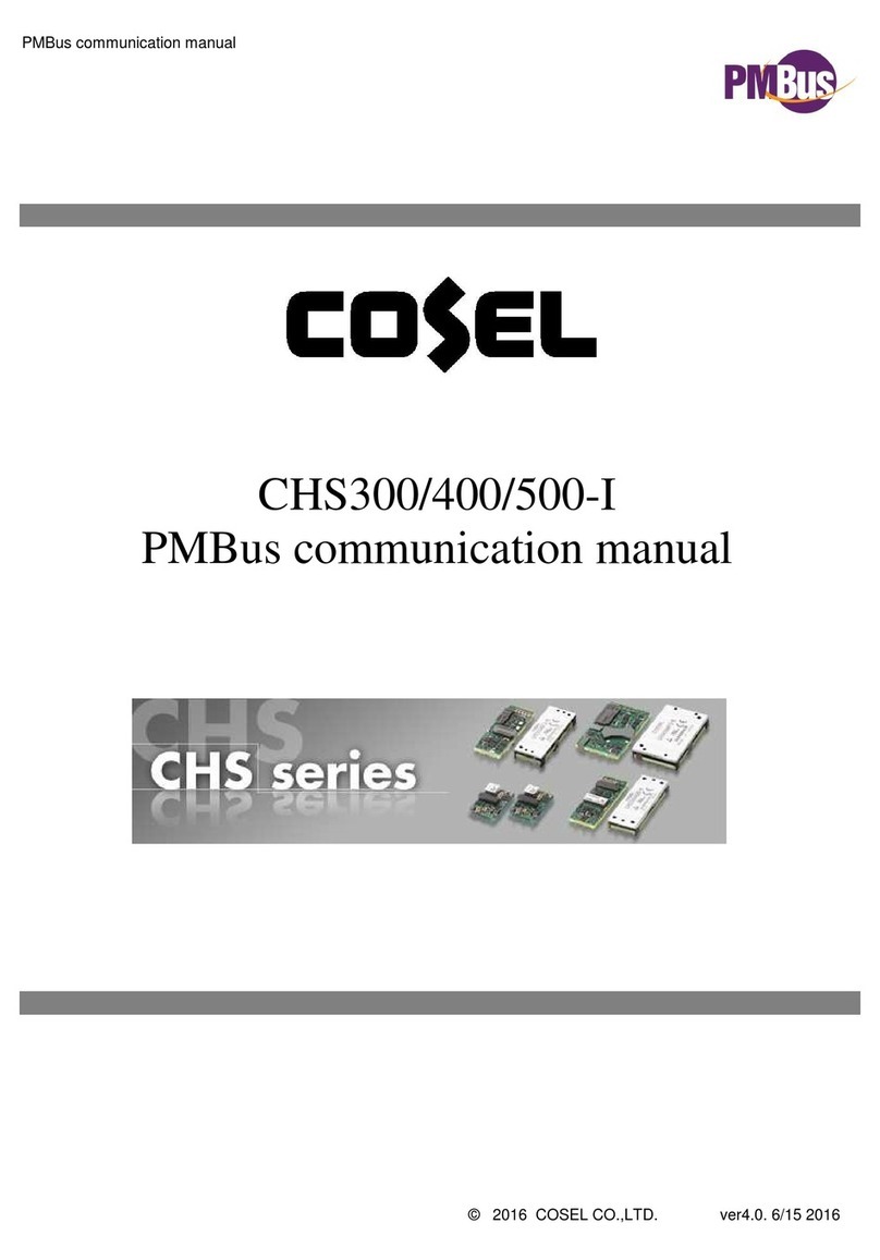 Cosel CHS series Communications manual