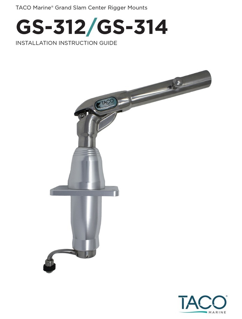 Taco Marine GS-312 Installation instruction guide Taco Marine GS-312 Installation instruction guide