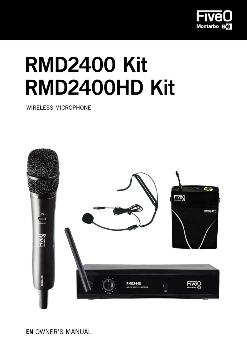 Montarbo FiveO RMD2400 owner's manual
