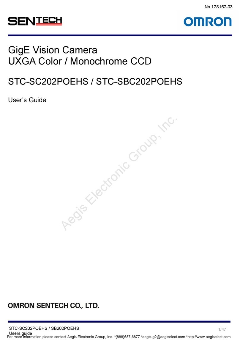 Omron Sentech STC-SC202POEHS user guide