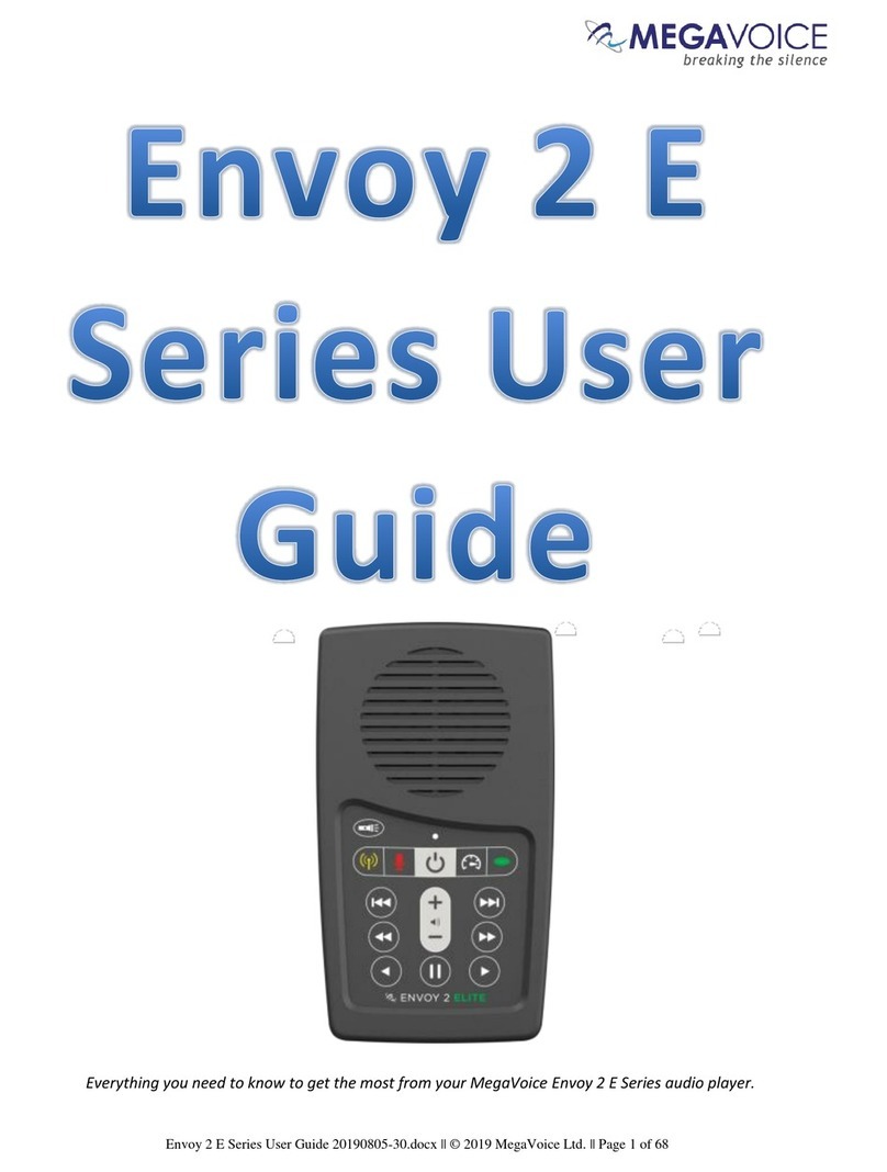 Megavoice Envoy 2 E Series User manual