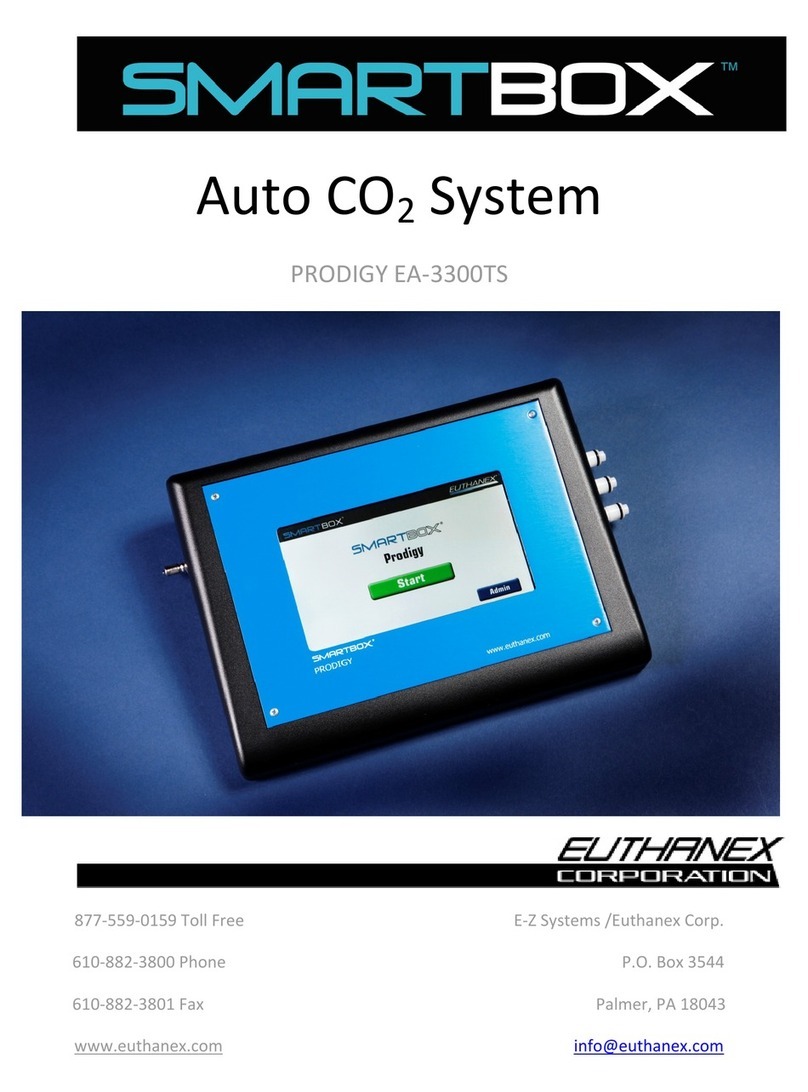EUTHANEX SMARTBOX PRODIGY EA-3300TS manual