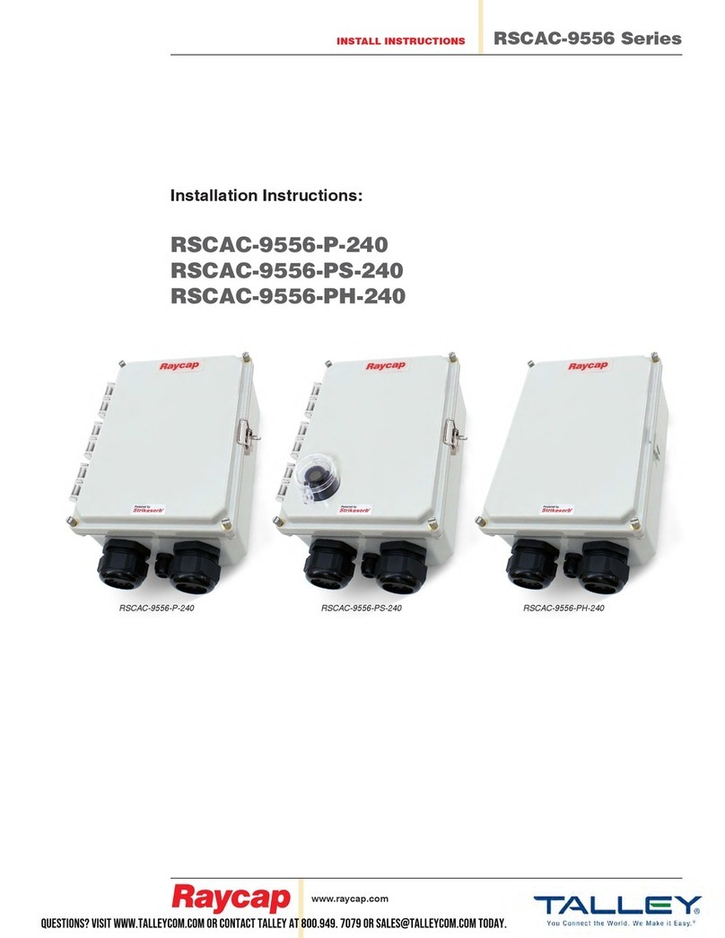 Raycap RSCAC-9556-P-240 installation instructions