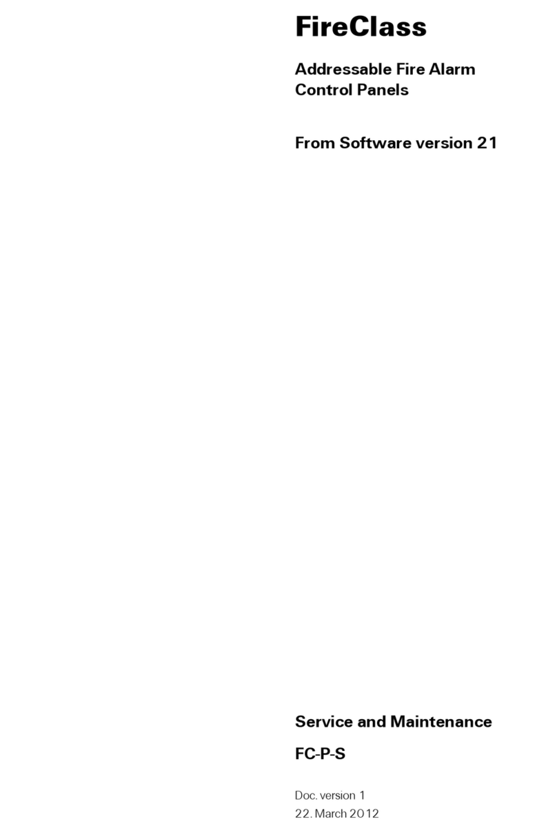 FireClass FC-P-S Installation and user guide FireClass FC-P-S Installation and user guide