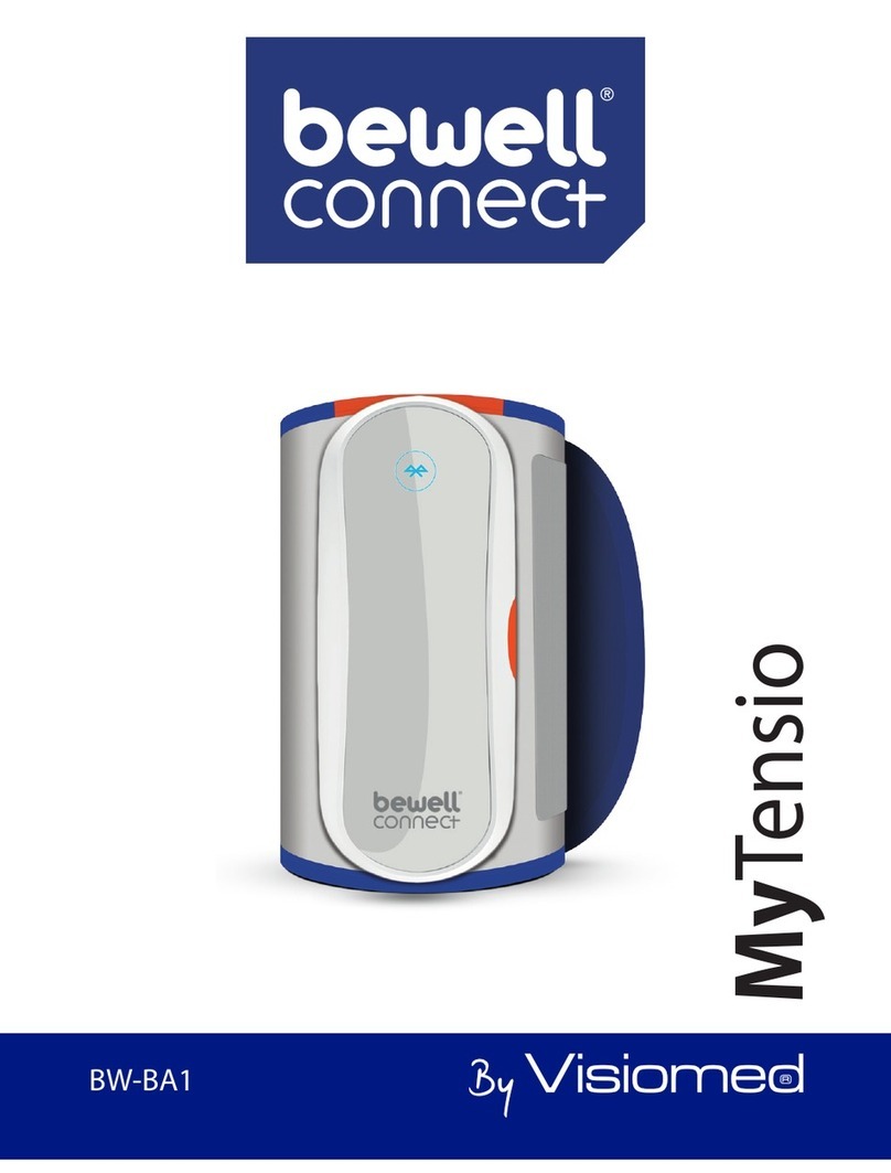 VISIOMED bewell connect MyTensio BW-BA1 user manual
