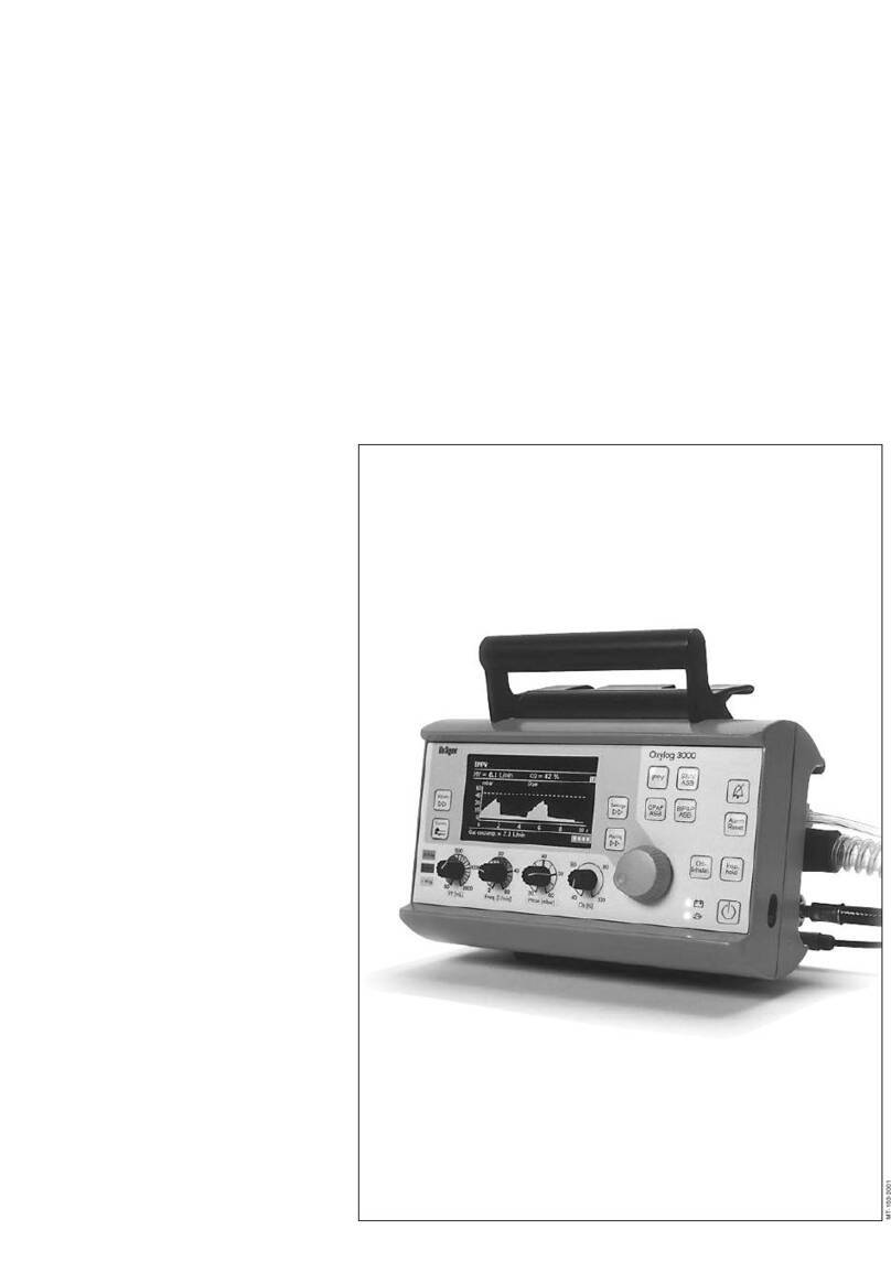 Draeger Oxylog 3000 Instructions for use