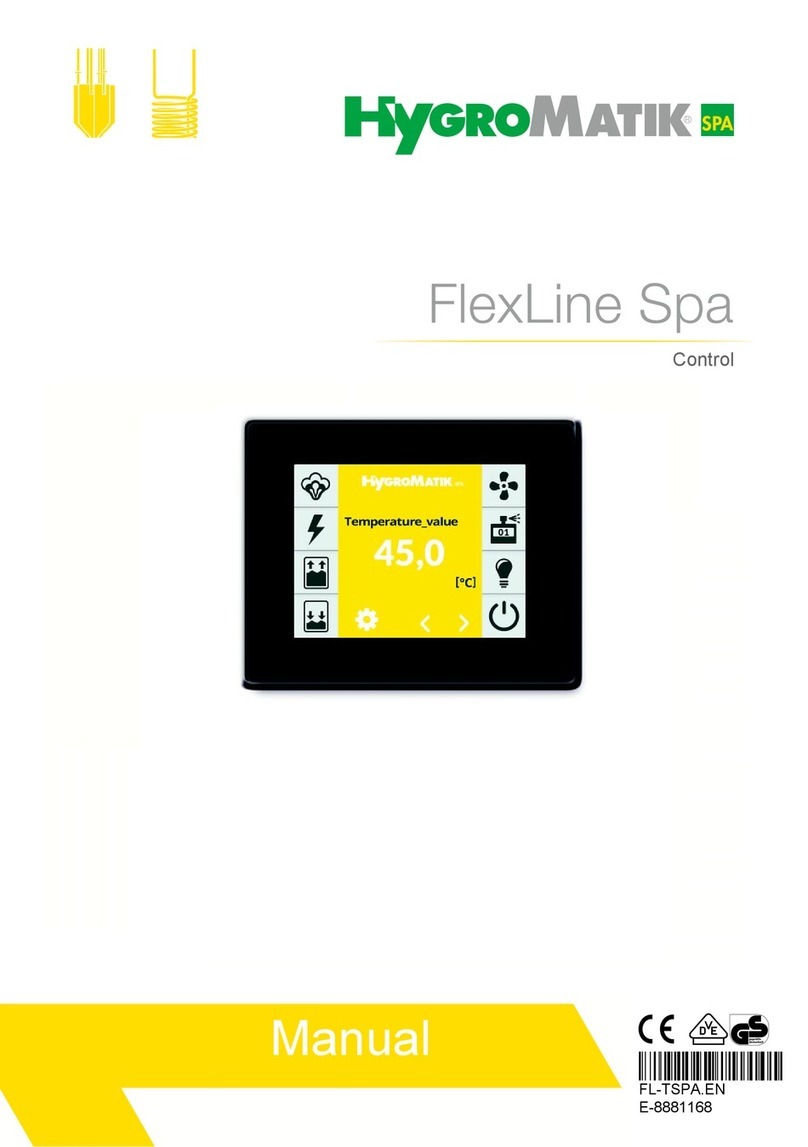 HygroMatik FlexLine Spa manual