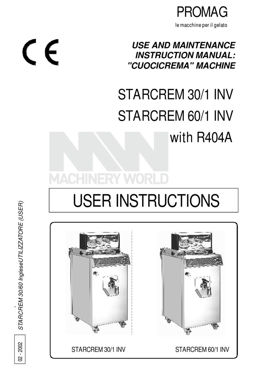 Promag CUOCICREMA Series User manual