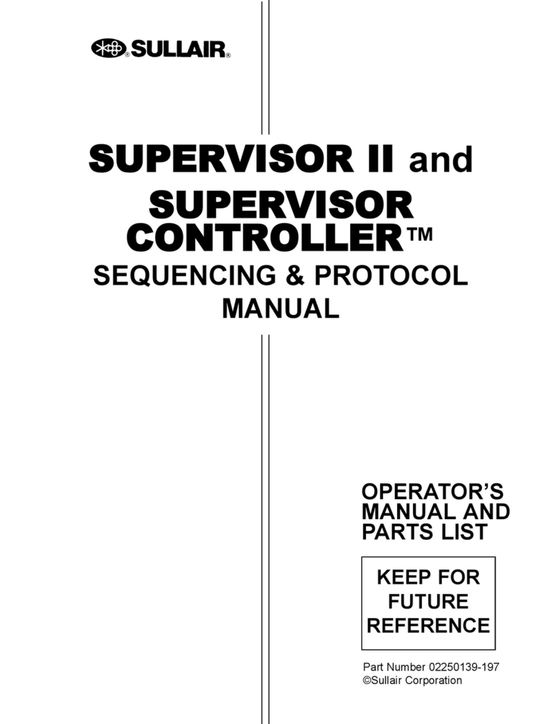Sullair SUPERVISOR II Series User manual Sullair SUPERVISOR II Series User manual