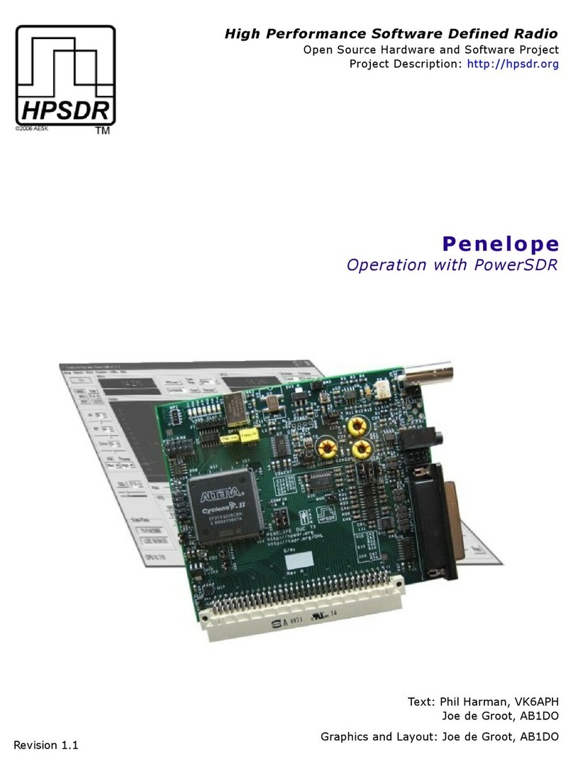 HPSDR Penelope Operation manual