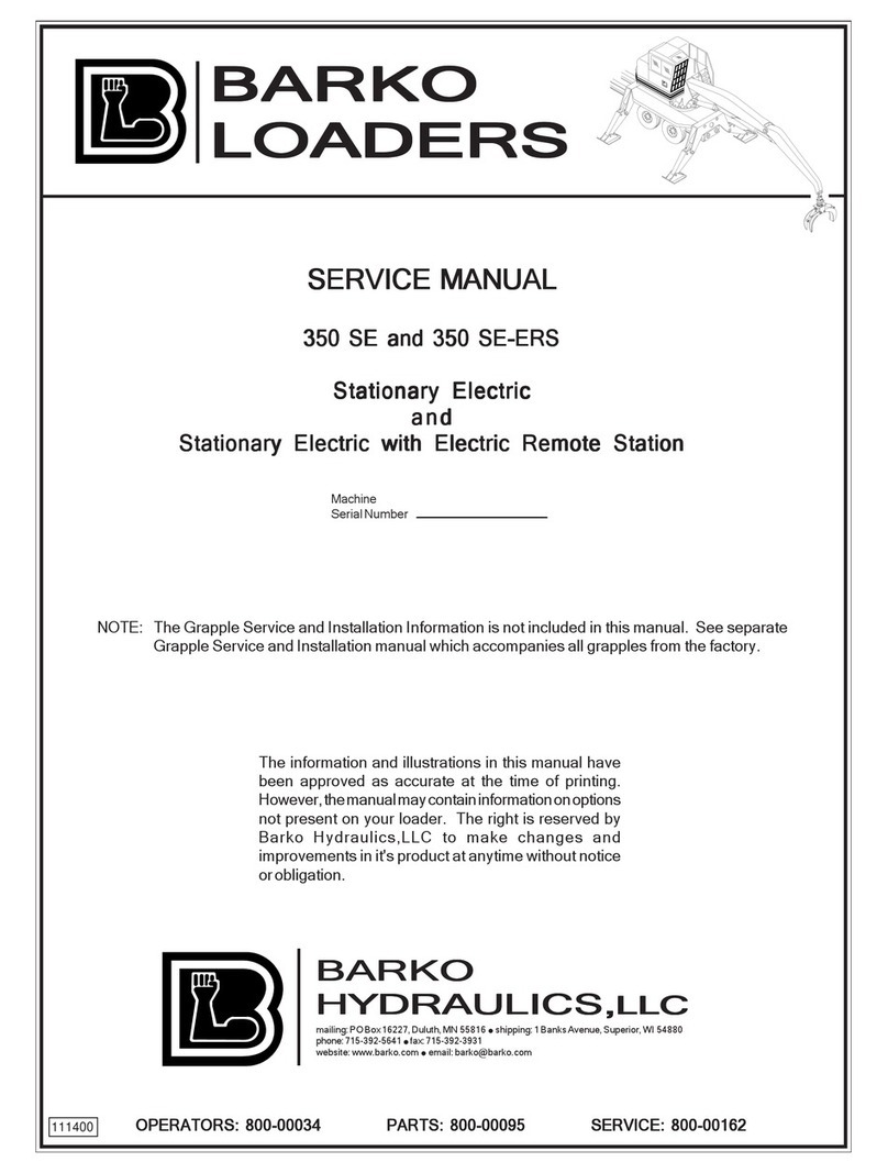 Barko 350 SE Service manual
