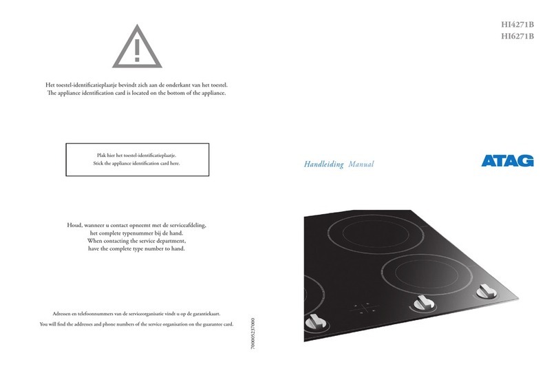 Atag HI4271B User manual