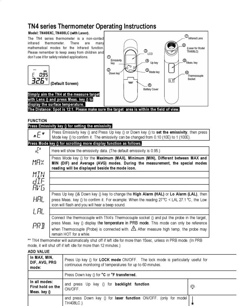 TipTemp TN408XC operating instructions