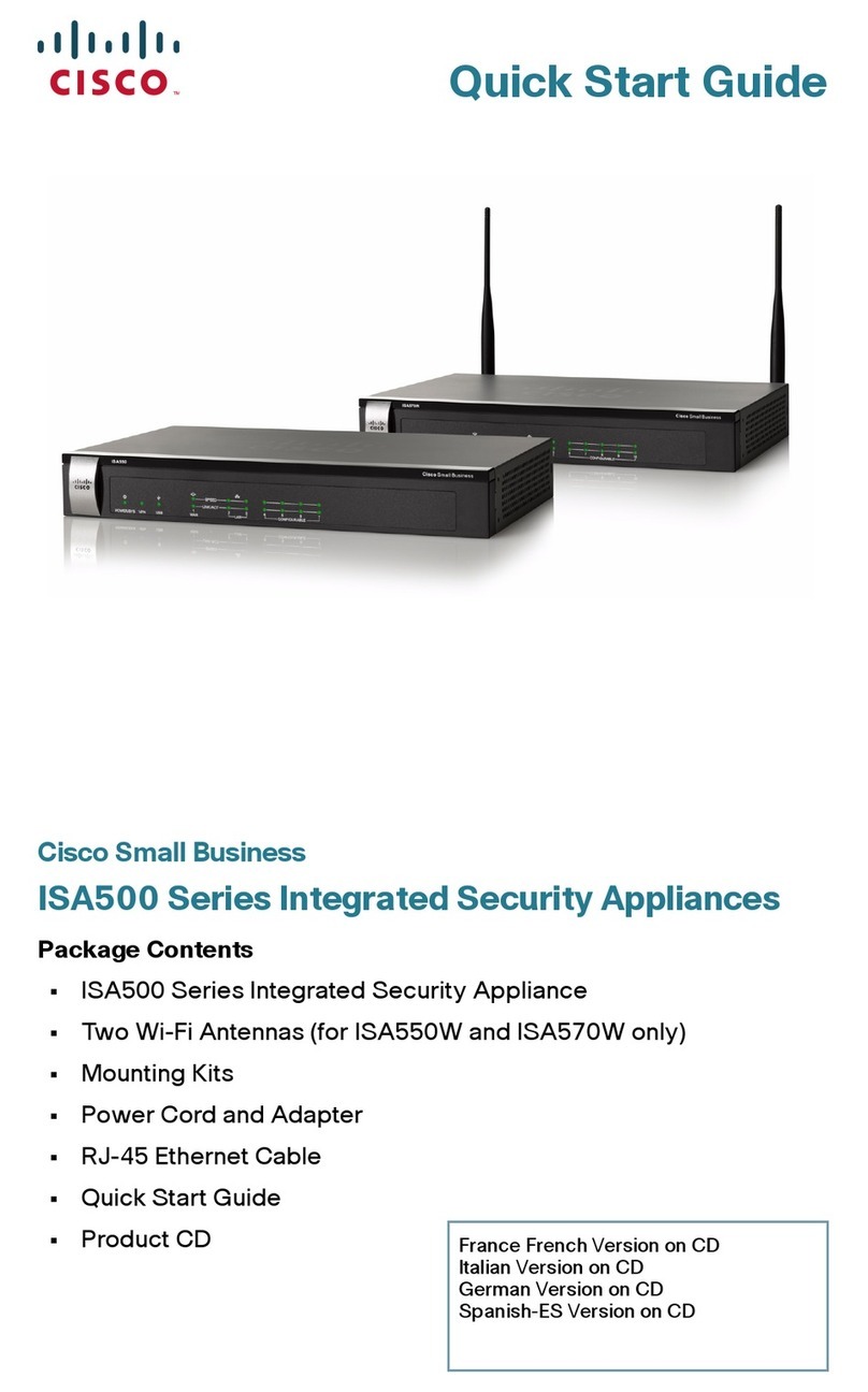 Cisco ISA500 Series User manual