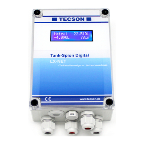 Tecson Tank-Spion Digital LX-NET User manual