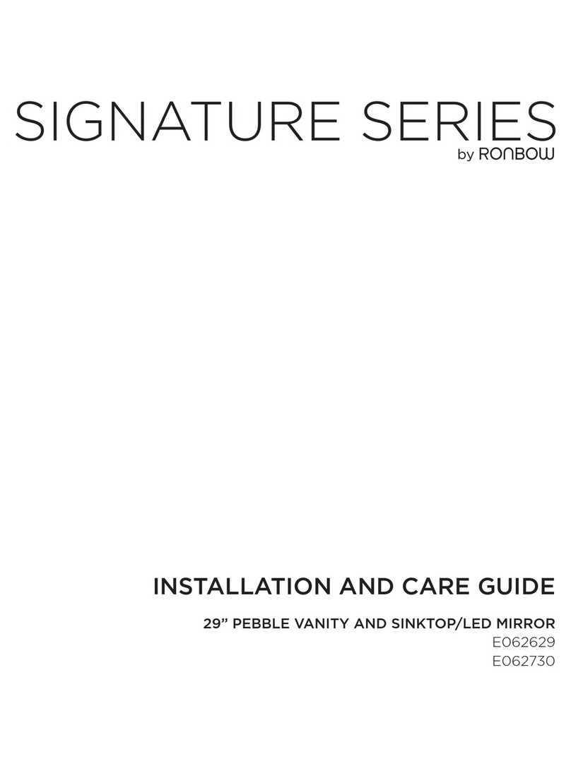 Ronbow Signature series Assembly instructions