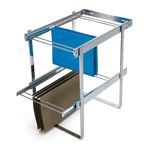 Rev-A-Shelf TWO-TIER FILE DRAWER SYSTEM User manual Rev-A-Shelf TWO-TIER FILE DRAWER SYSTEM User manual