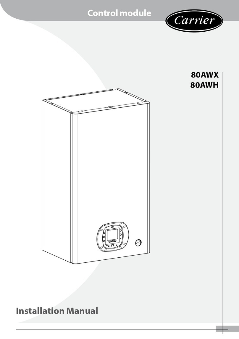 Carrier 80AWX Series installation manual Carrier 80AWX Series installation manual