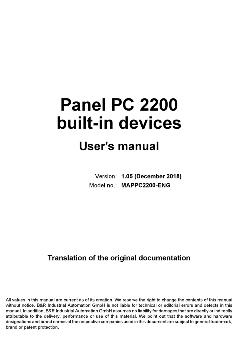 B&R Industrial Automation GmbH 2200 Series user manual